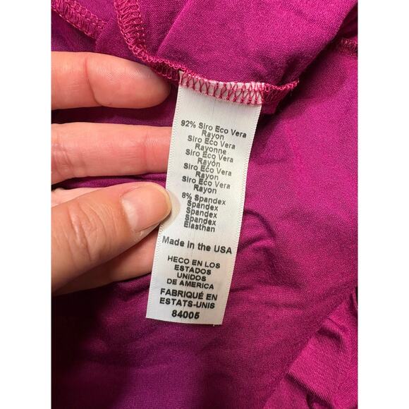 New NWT Michael Stars Berry Clara Ruched Neck Long Sleeve Turtleneck Top - L - Picture 8 of 9